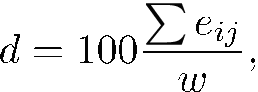 density equation