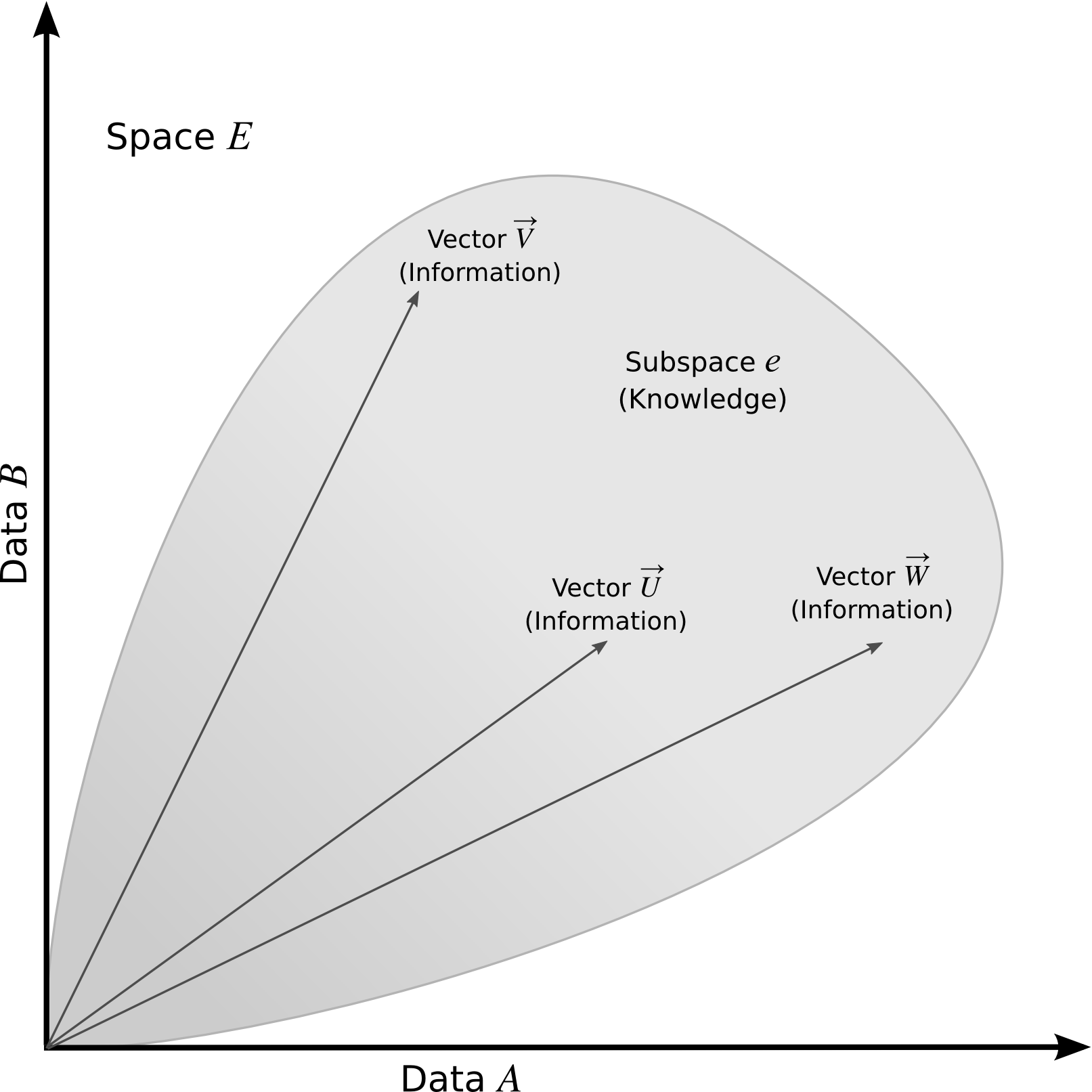 The spatial scenario of information