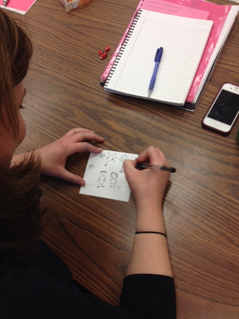 A student at the Faculty of Information, University of Toronto, participates in the study